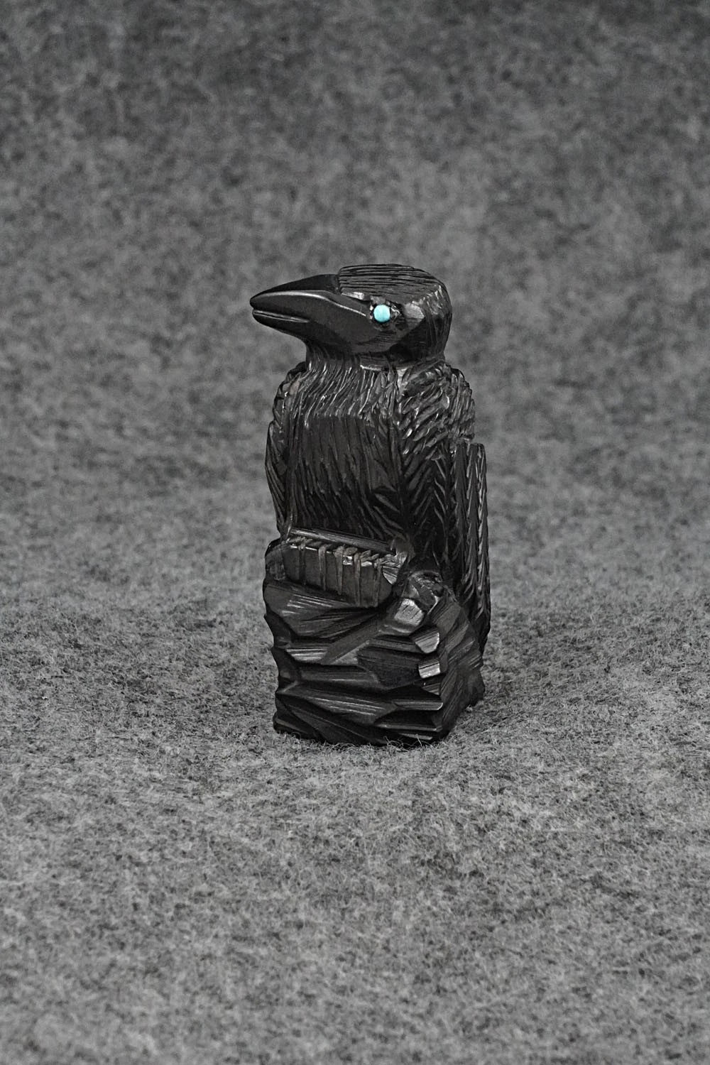Crow Zuni Fetish Carving - Mike Tucson