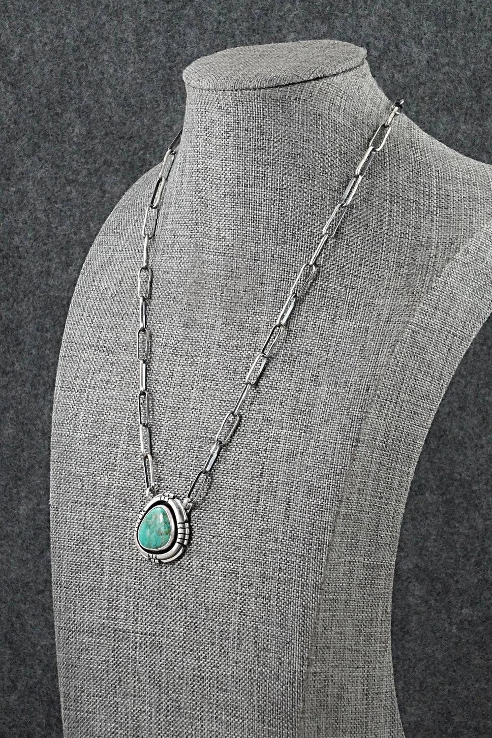 Turquoise & Sterling Silver Necklace - Daniel Benally