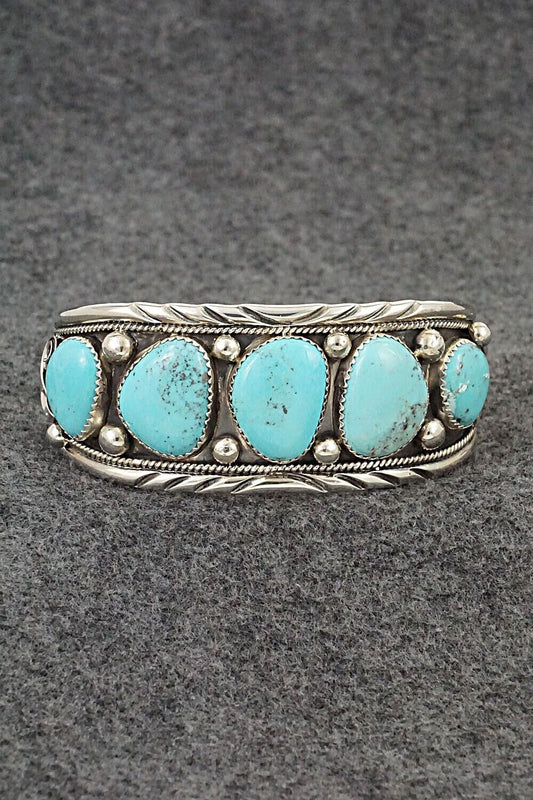 Turquoise & Sterling Silver Bracelet - Davey Morgan