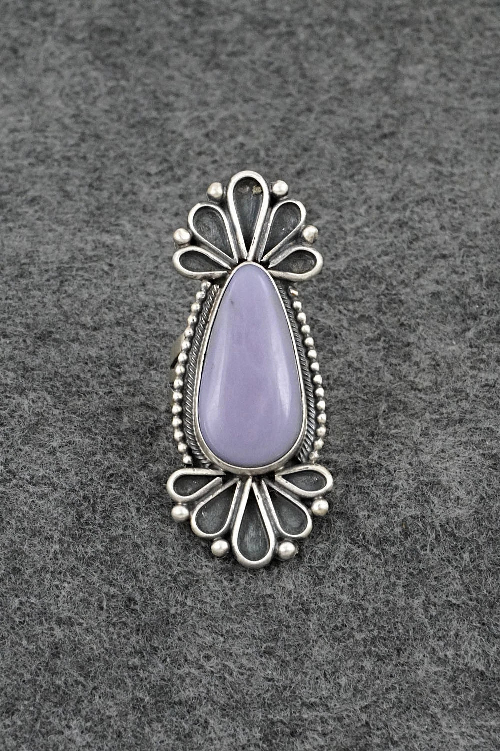 Morado & Sterling Silver Ring - Darrin Livingston - Size 8.5