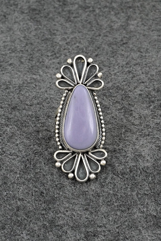 Morado & Sterling Silver Ring - Darrin Livingston - Size 8.5