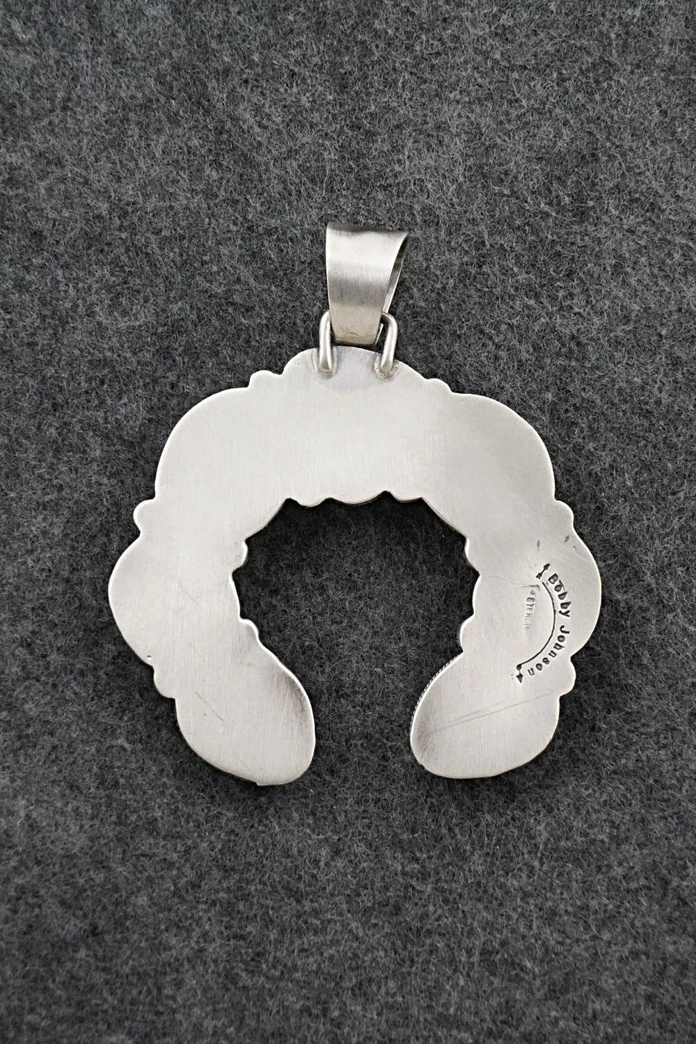 Turquoise & Sterling Silver Pendant - Bobby Johnson