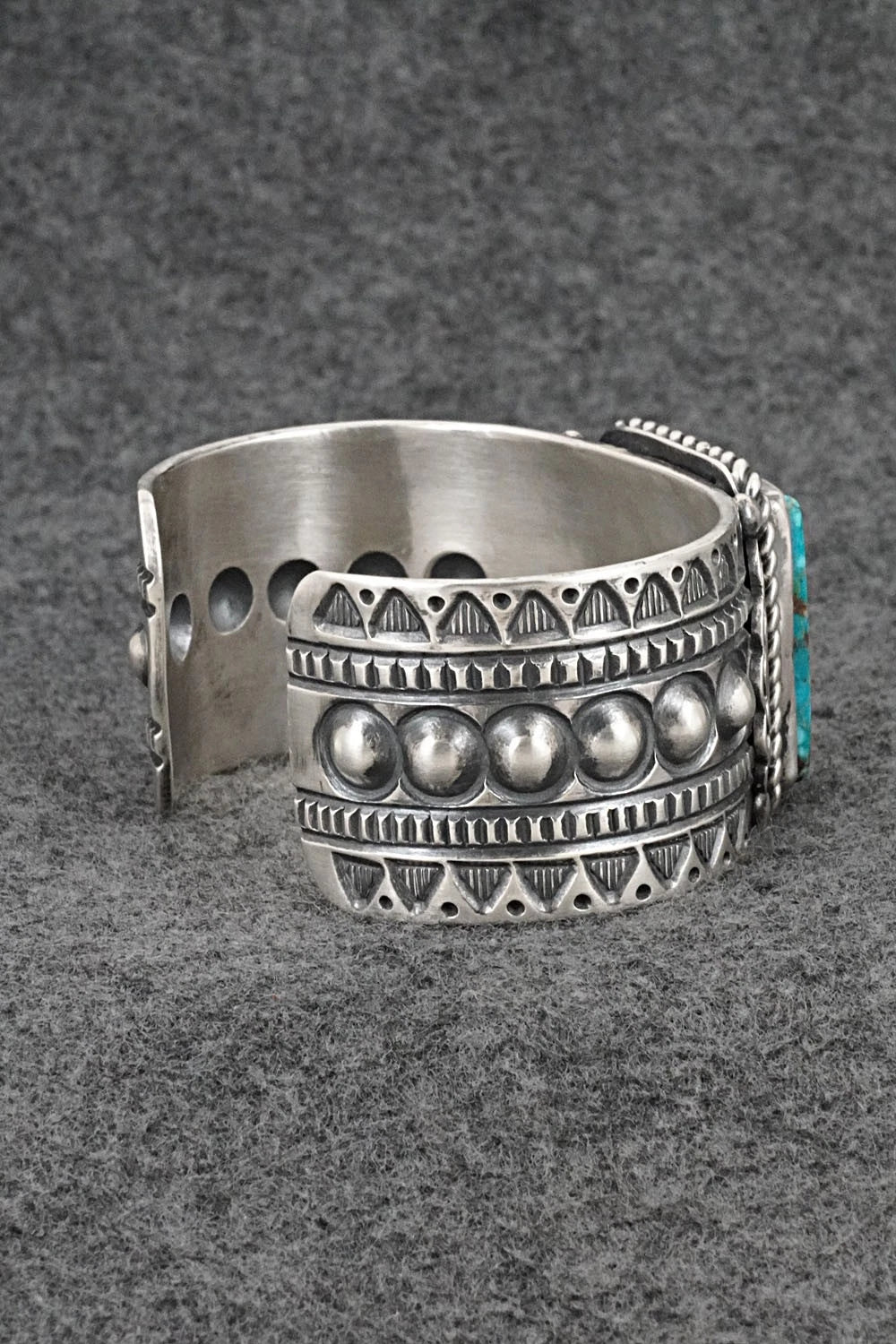 Turquoise & Sterling Silver Bracelet - Arnold Blackgoat
