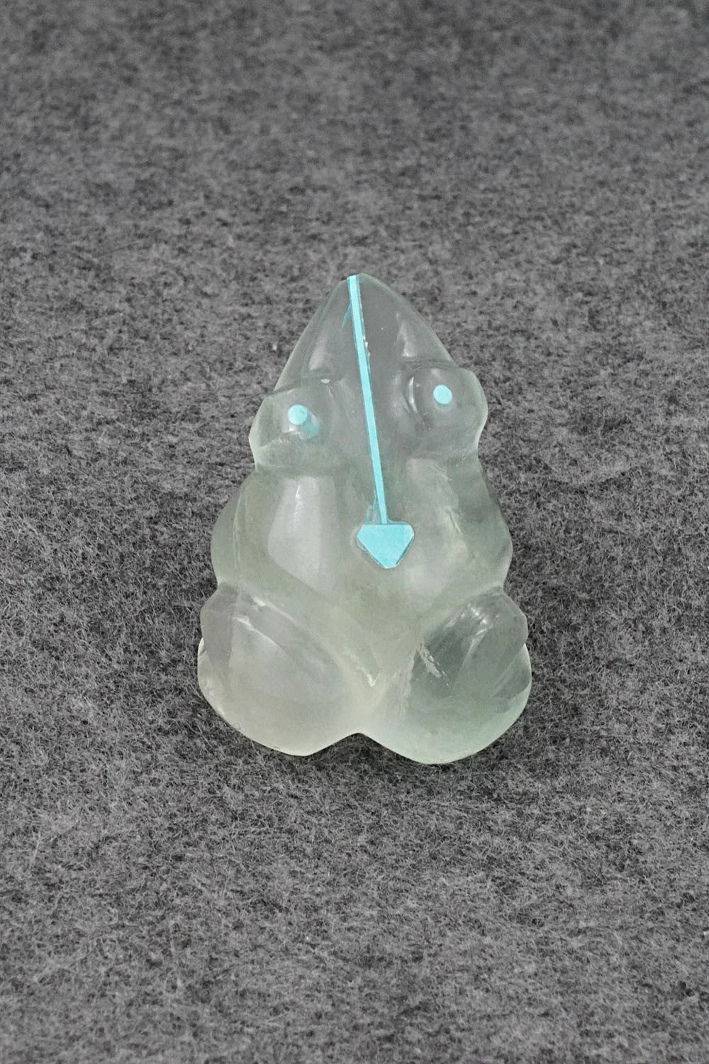 Frog Zuni Fetish Carving - Kenric Laiwakete