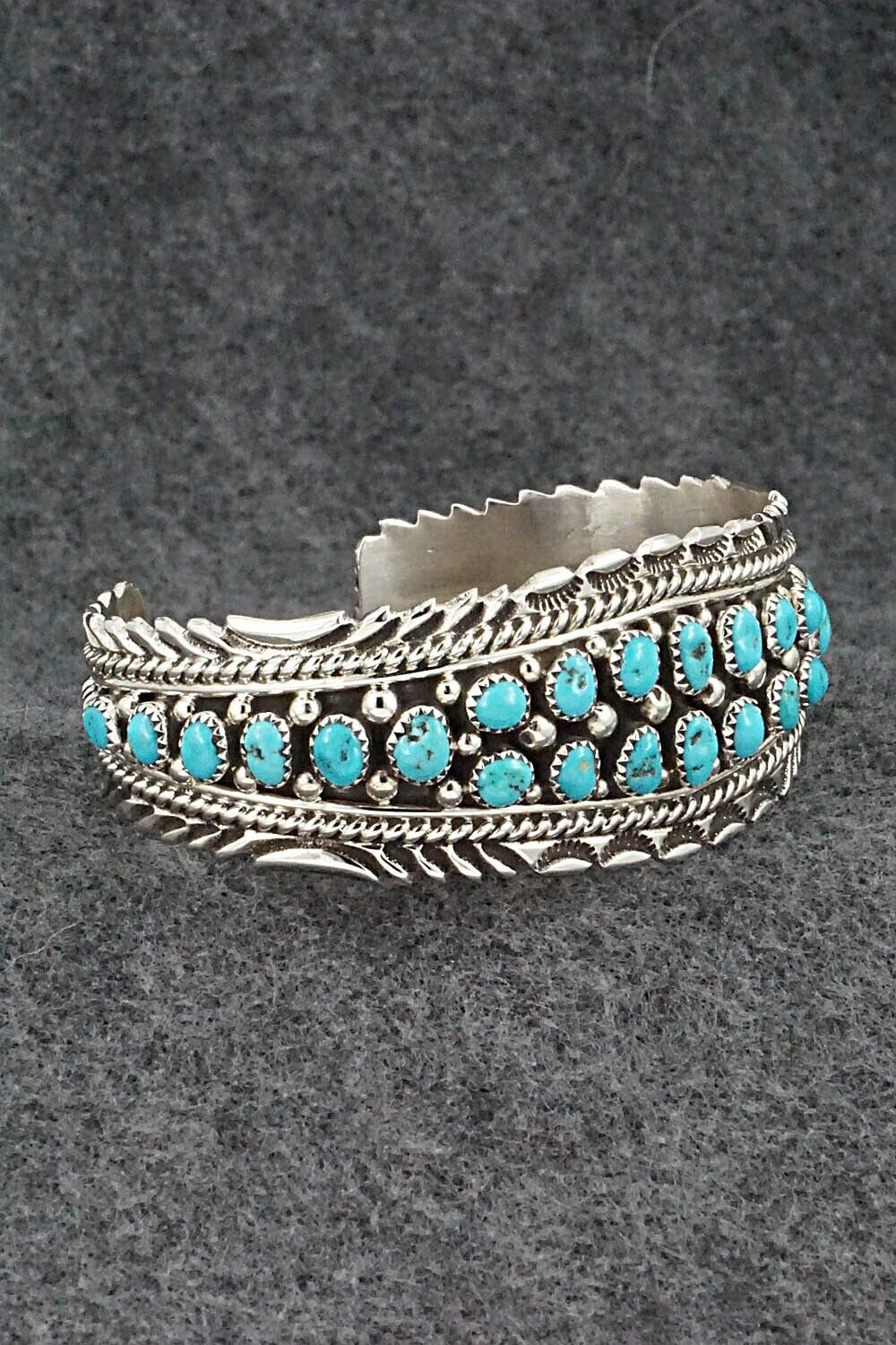 Turquoise & Sterling Silver Bracelet - Tina Jones