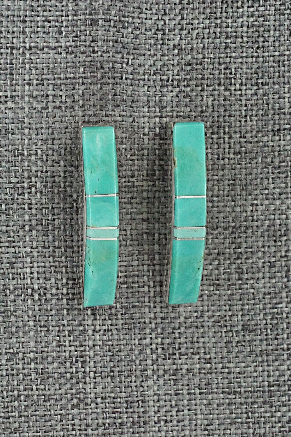 Turquoise & Sterling Silver Earrings - Marilyn Yazzie