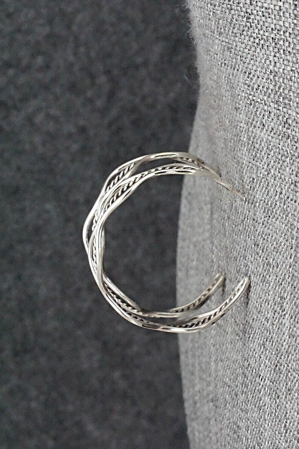 Sterling Silver Hoop Earrings - Elaine Tahe