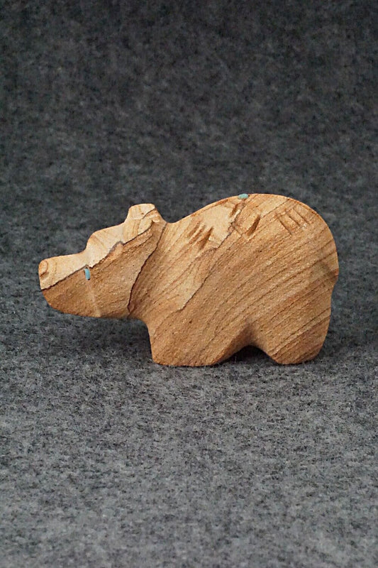 Bear Zuni Fetish Carving - Brandon Phillips