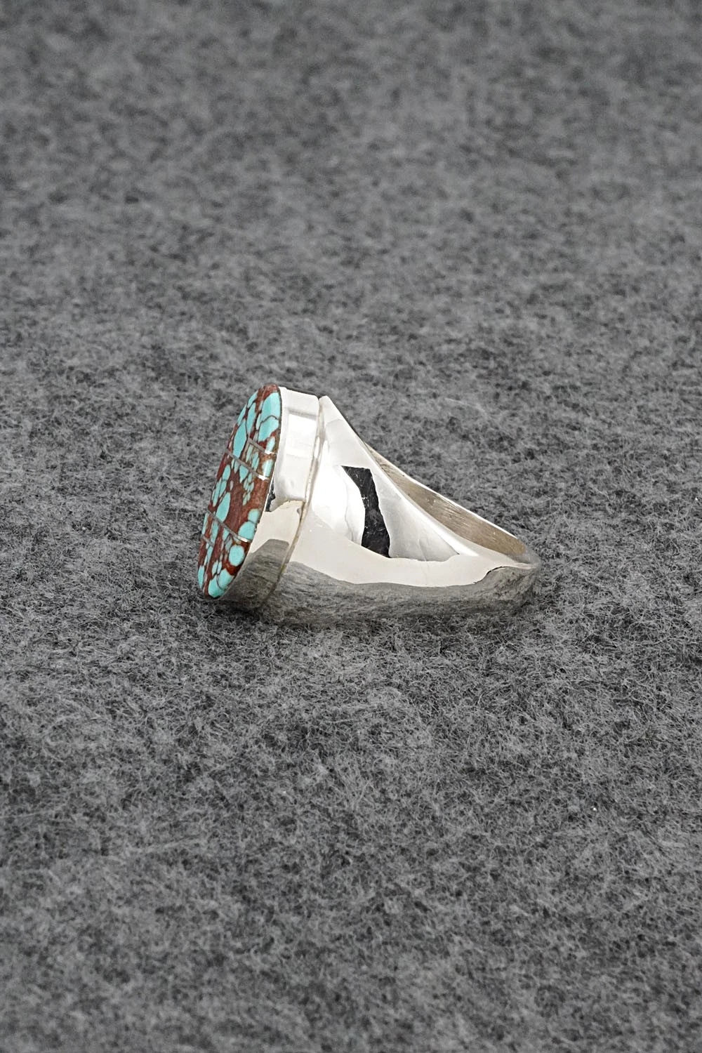 Turquoise & Sterling Silver Ring - Wilbert Gray - Size 9