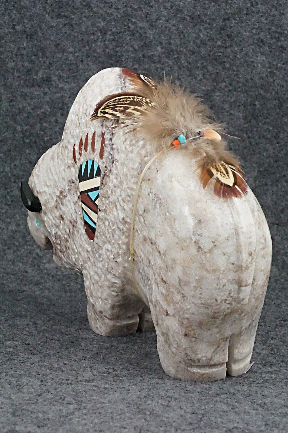 Buffalo Navajo Fetish Carving - Ben Livingston