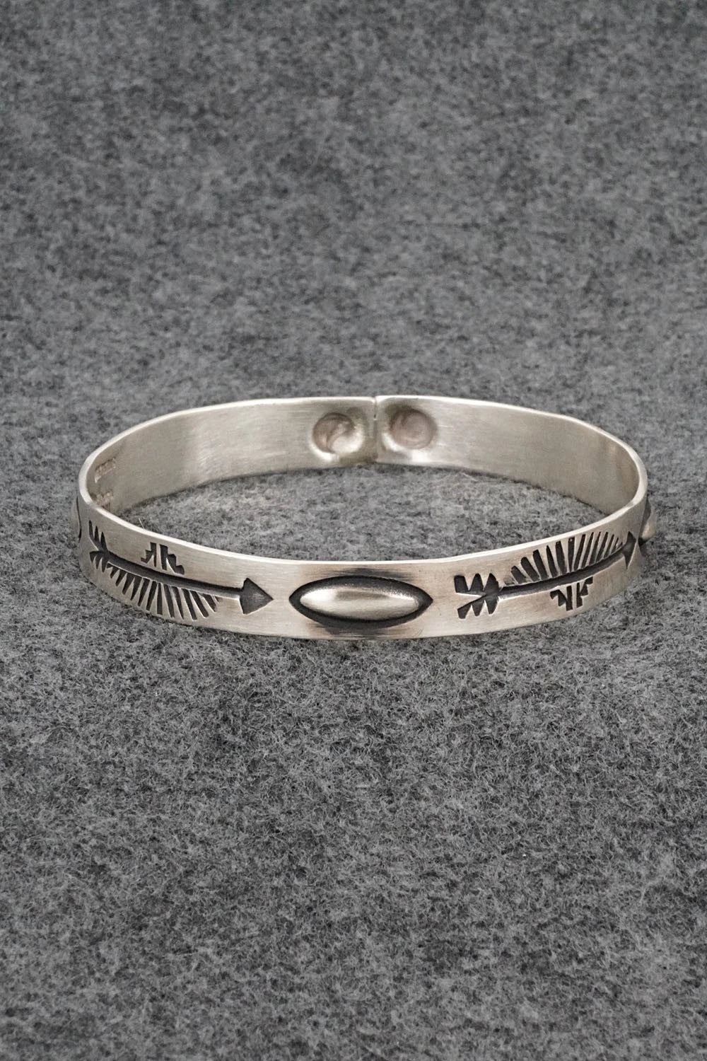 Sterling Silver Bangle Bracelet - Elvira Bill