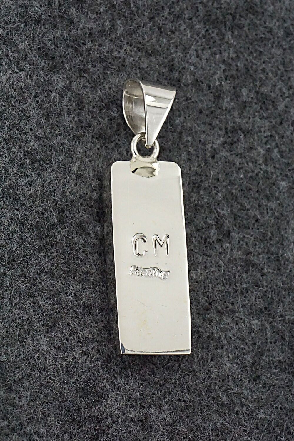 Spiny Oyster & Sterling Silver Pendant - Curtis Manygoats