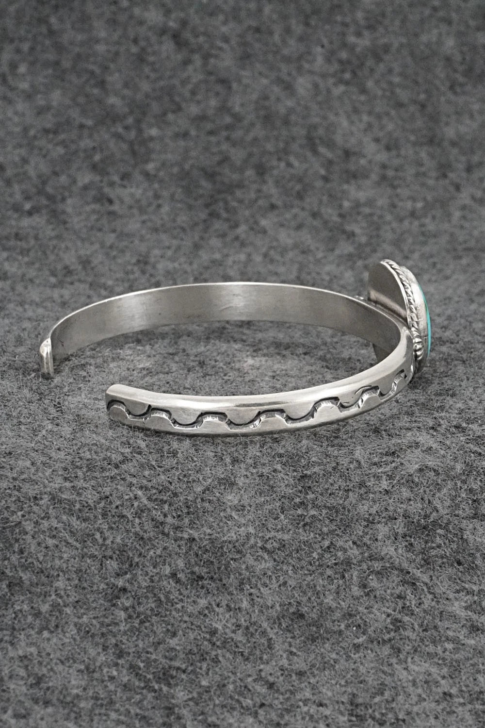 Turquoise & Sterling Silver Bracelet - Samuel Yellowhair