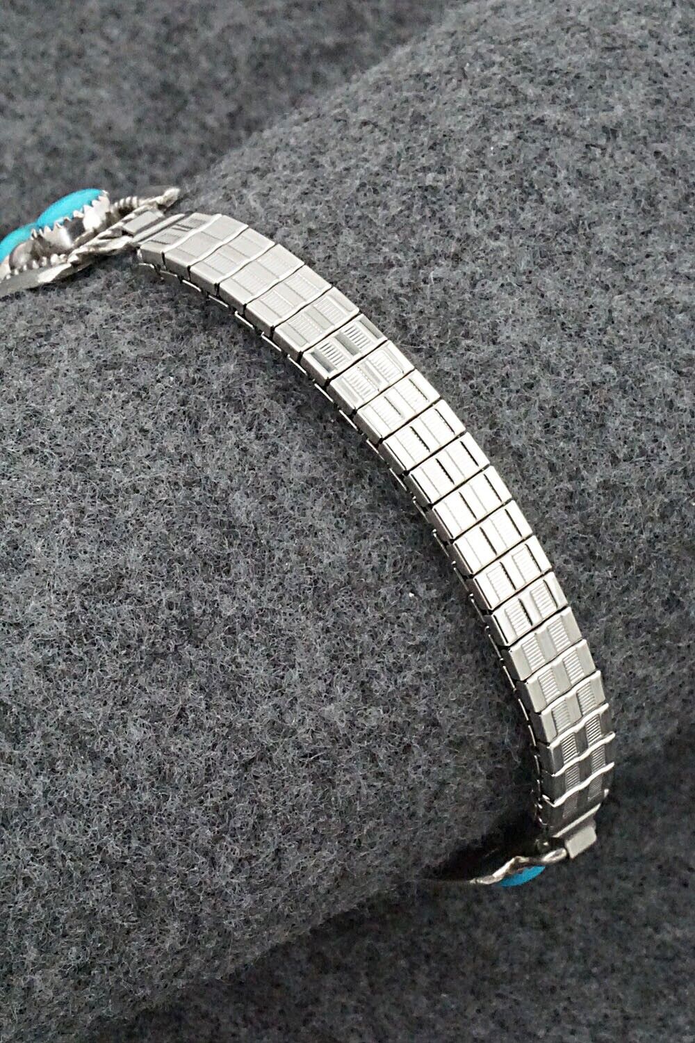 Turquoise & Sterling Silver Watch Bracelet - Paul Largo