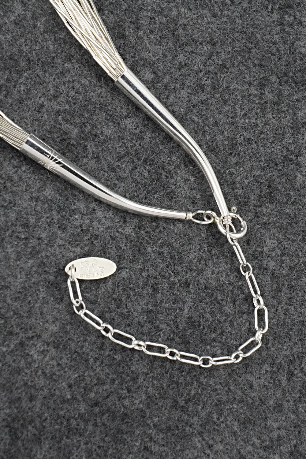 Liquid Silver Necklace - Sterling Silver 18"