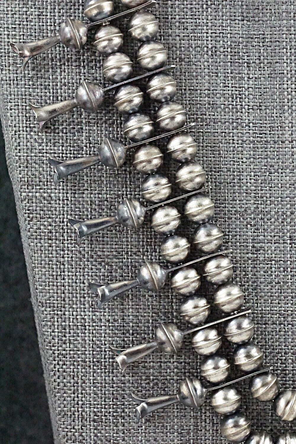 Turquoise & Sterling Silver Squash Blossom Set - Phil Garcia