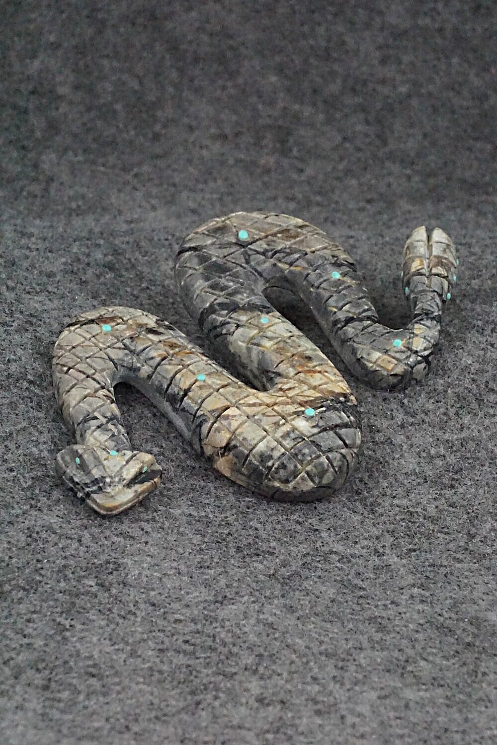 Rattlesnake Zuni Fetish Carving - Douglas Martza