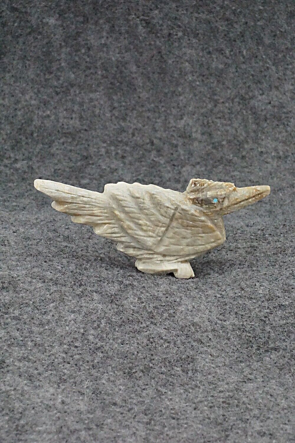 Roadrunner Zuni Fetish Carving - Tony Mackel