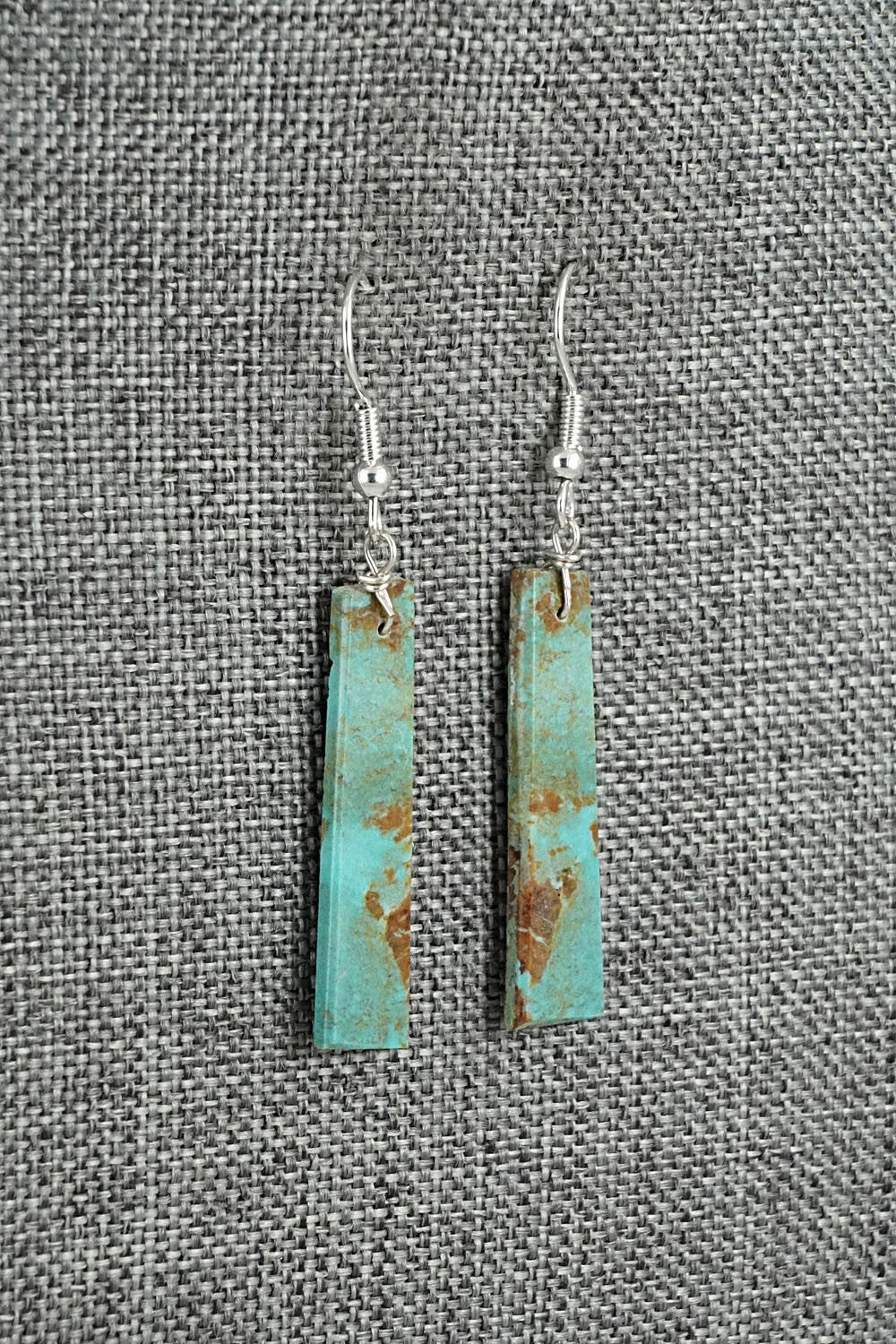 Turquoise & Sterling Silver Earrings - Tammy Nolcot