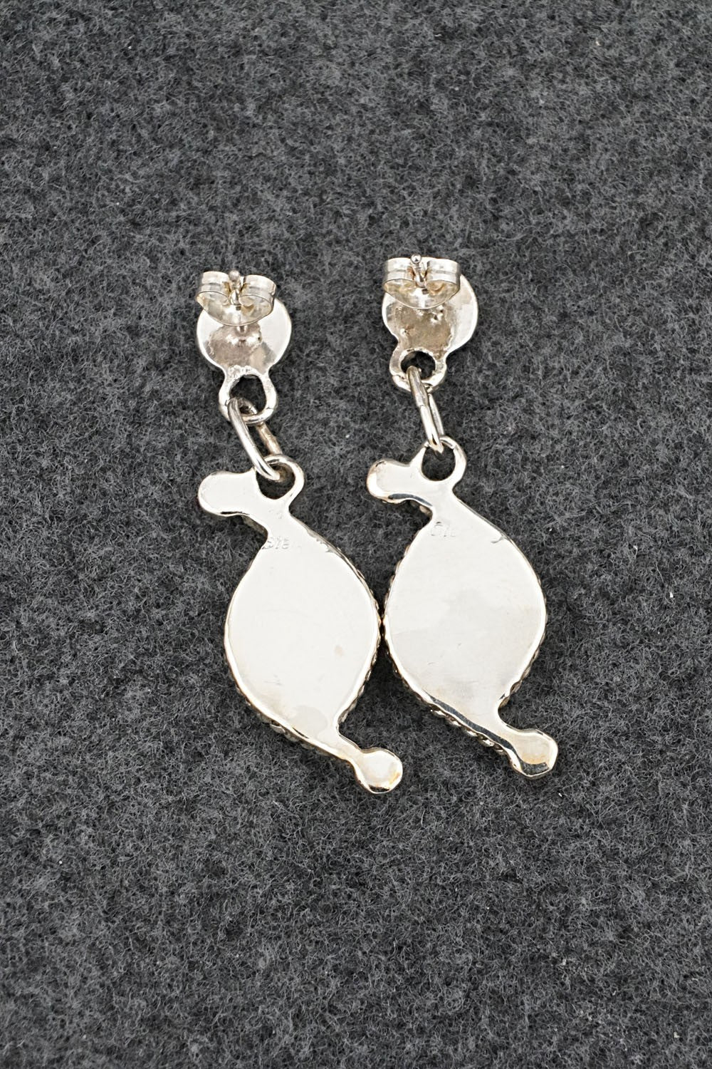 Turquoise & Sterling Silver Earrings - Carlen Seoutewa