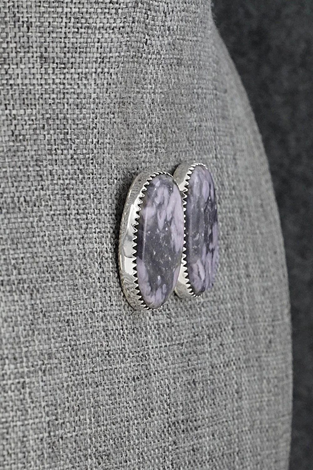 Morado & Sterling Silver Earrings - Murray Hannaweeka