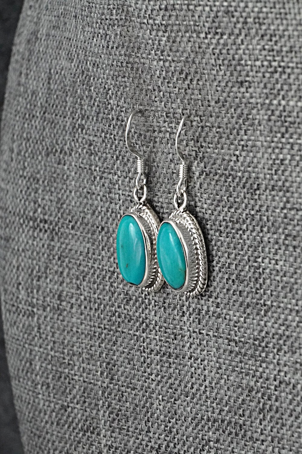 Turquoise & Sterling Silver Earrings - Sharon McCarthy