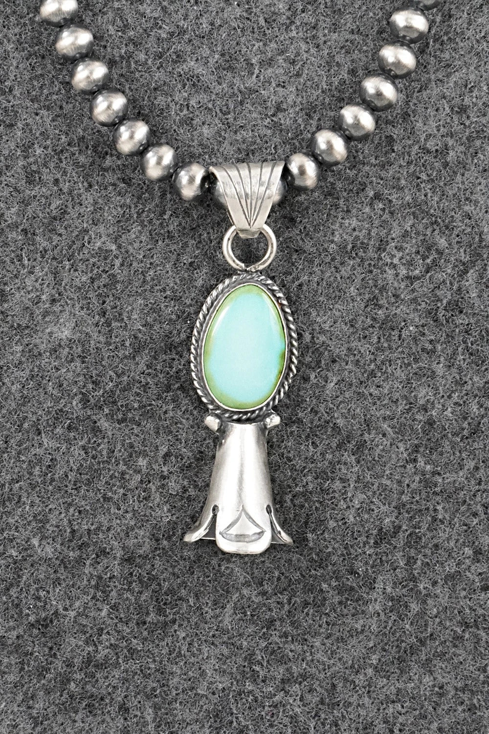 Turquoise & Sterling Silver Necklace - Sharon McCarthy