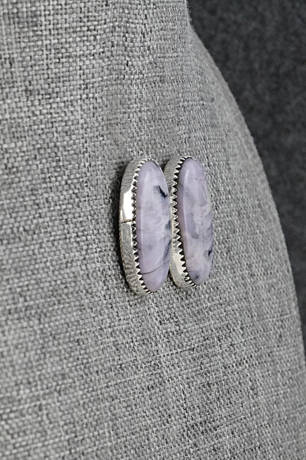Morado & Sterling Silver Earrings - Murray Hannaweeka