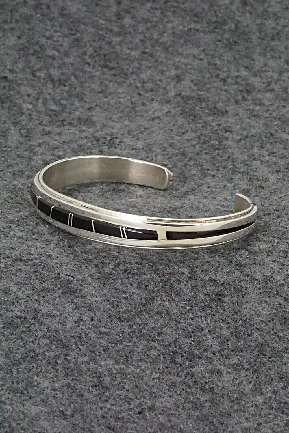 Onyx & Sterling Silver Bracelet - Wilbert Muskett