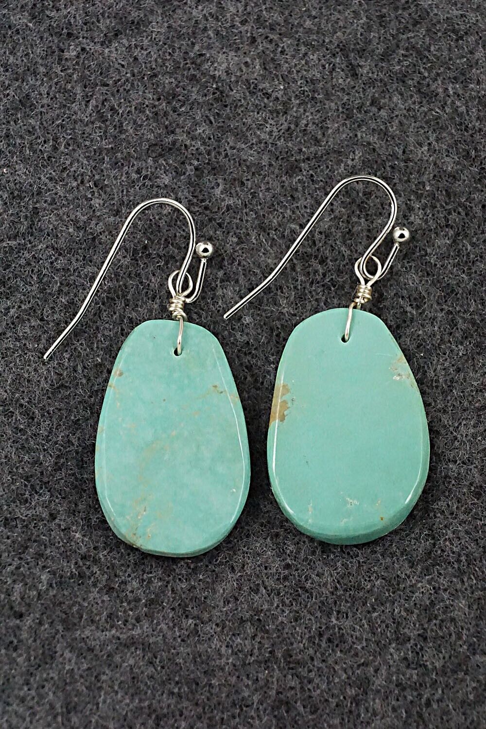 Turquoise & Sterling Silver Earrings - Joe Garcia