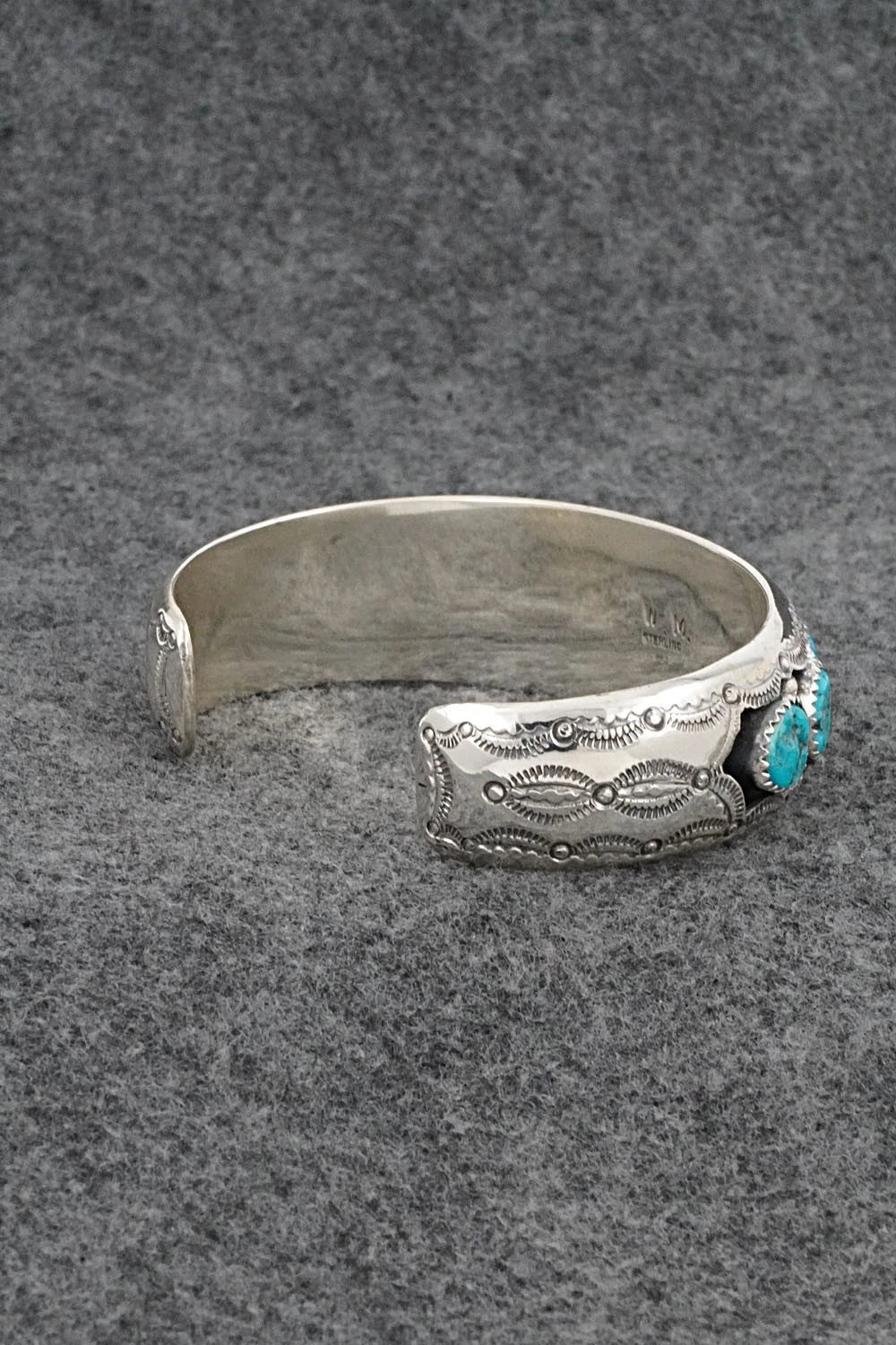Turquoise & Sterling Silver Bracelet - Wilbert Muskett Sr.