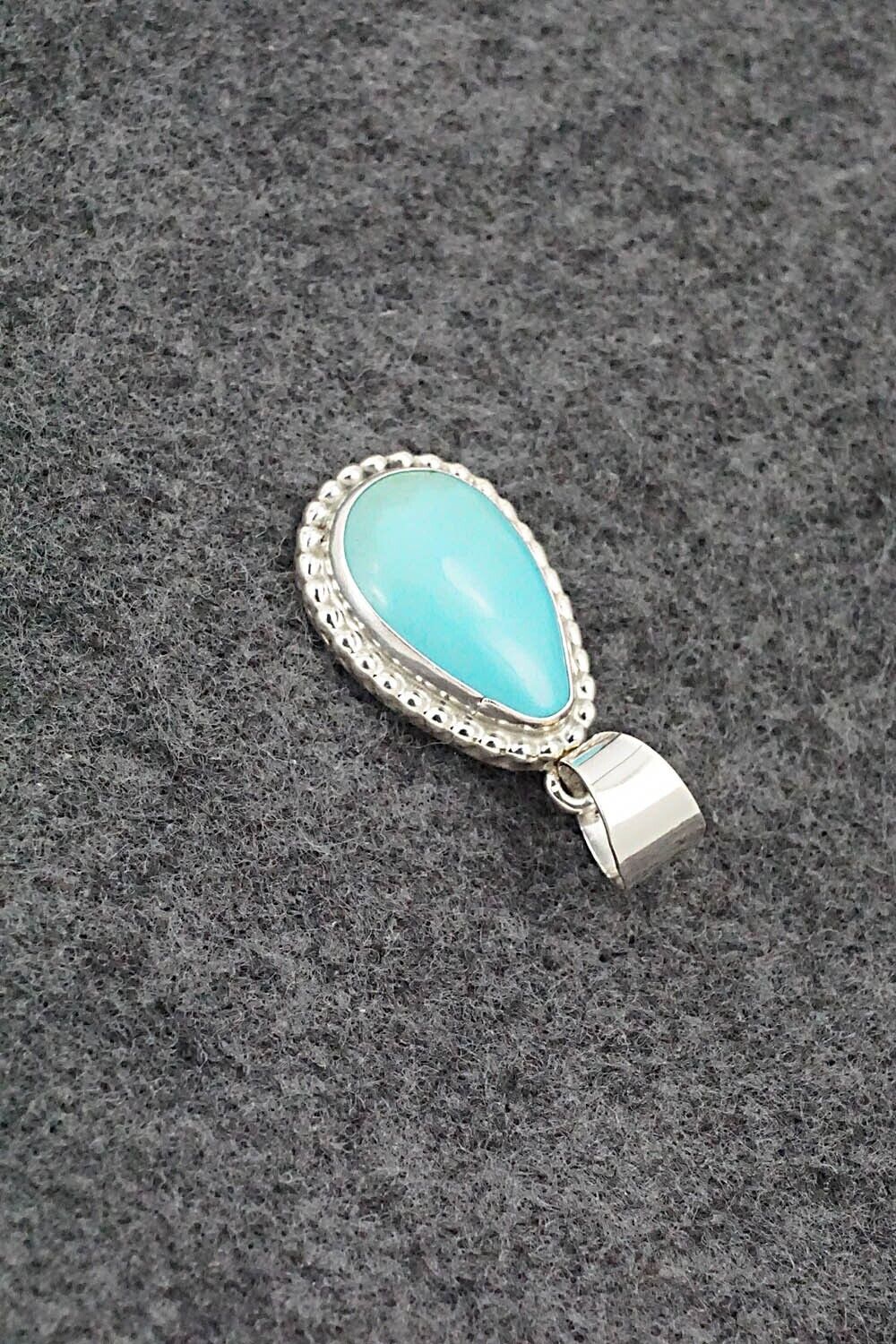 Turquoise & Sterling Silver Pendant - Byron Begay