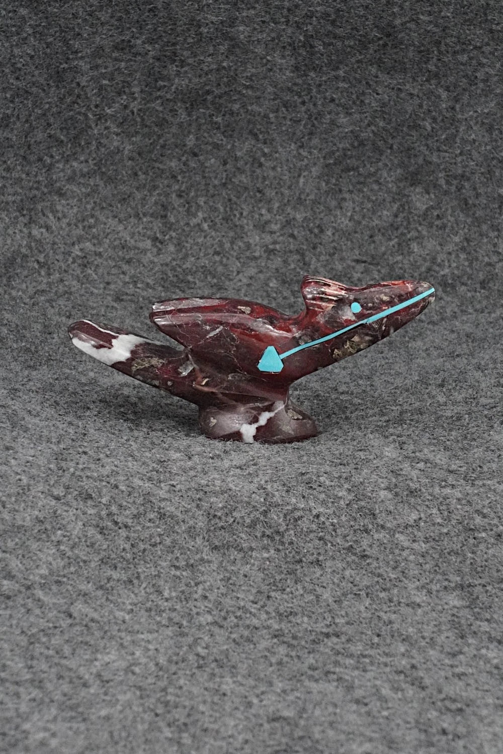 Roadrunner Zuni Fetish Carving - Kenric Laiwakete