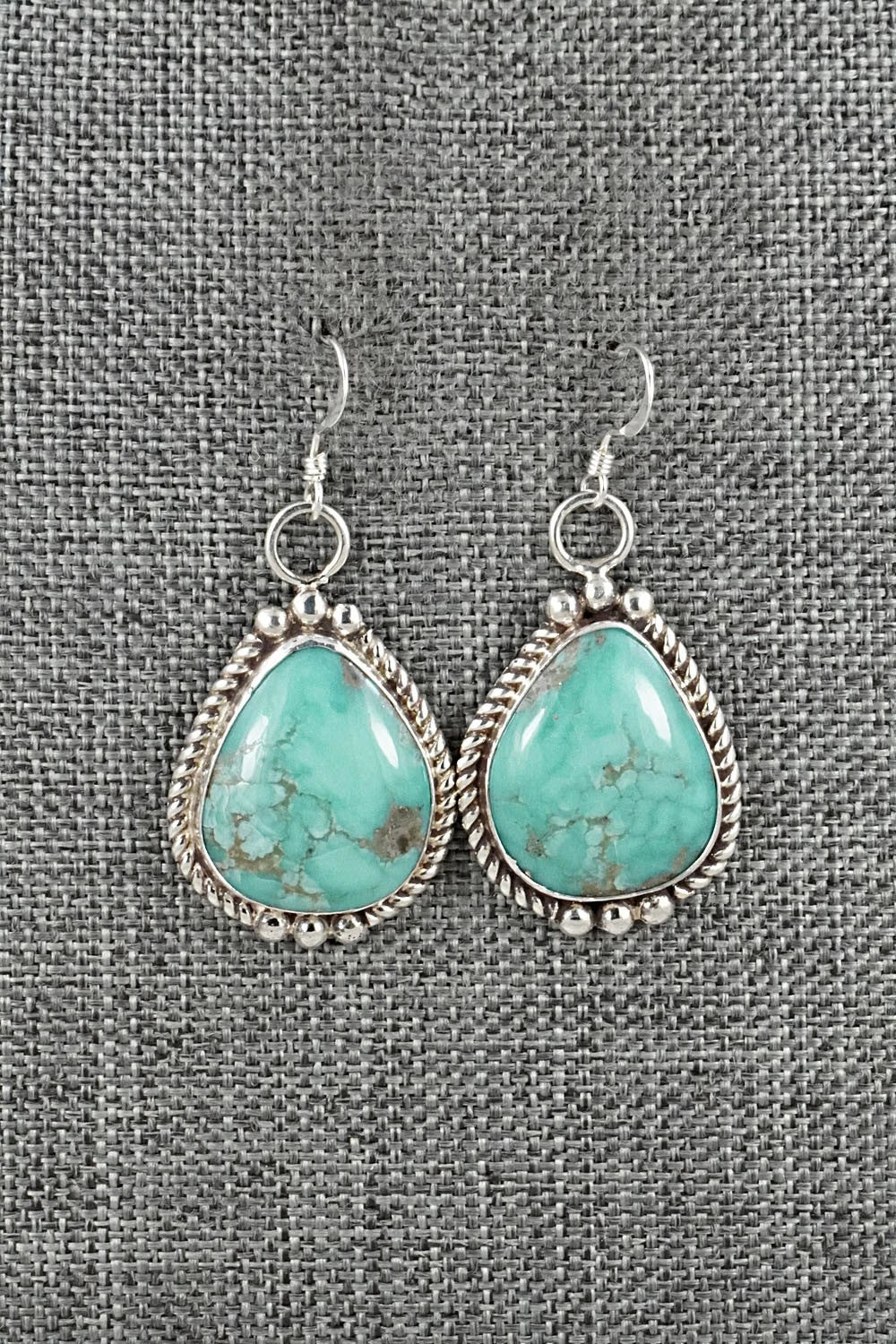 Turquoise & Sterling Silver Earrings - Antwone Brown