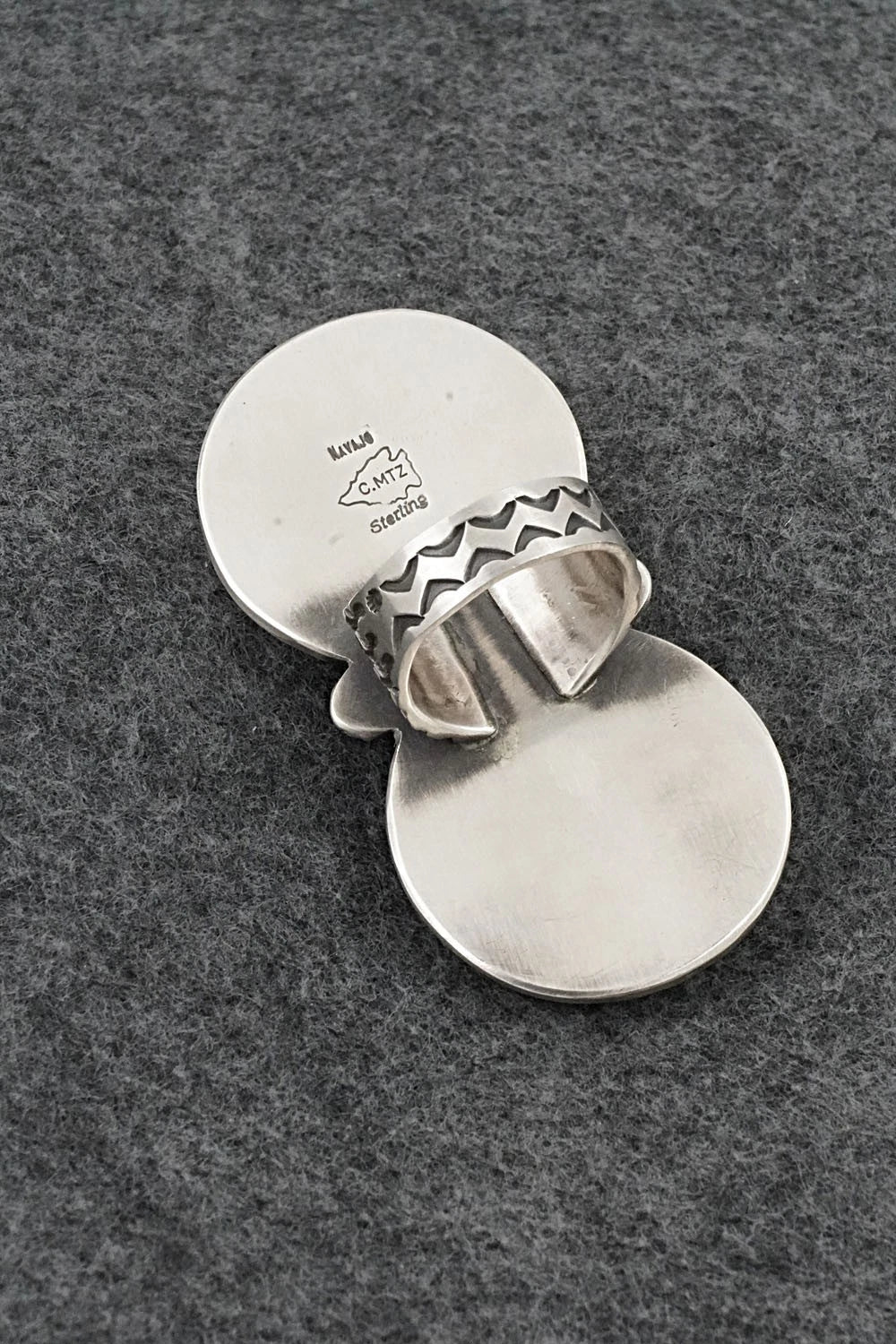 Sterling Silver Ring - Calvin Martinez - Size 7.5