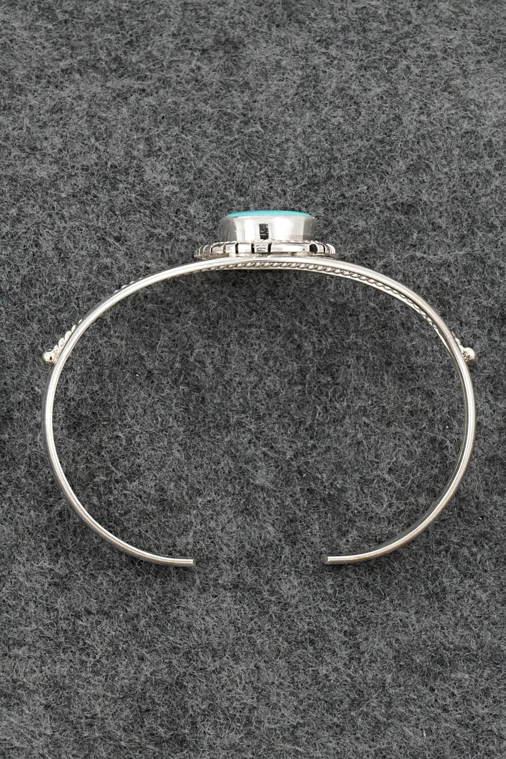 Turquoise & Sterling Silver Bracelet - Peggy Skeets