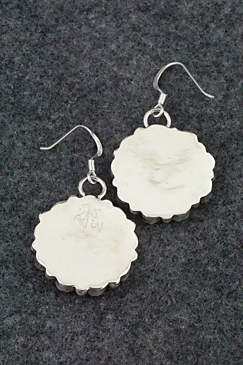 Coral & Sterling Silver Earrings - Alicia Wilson