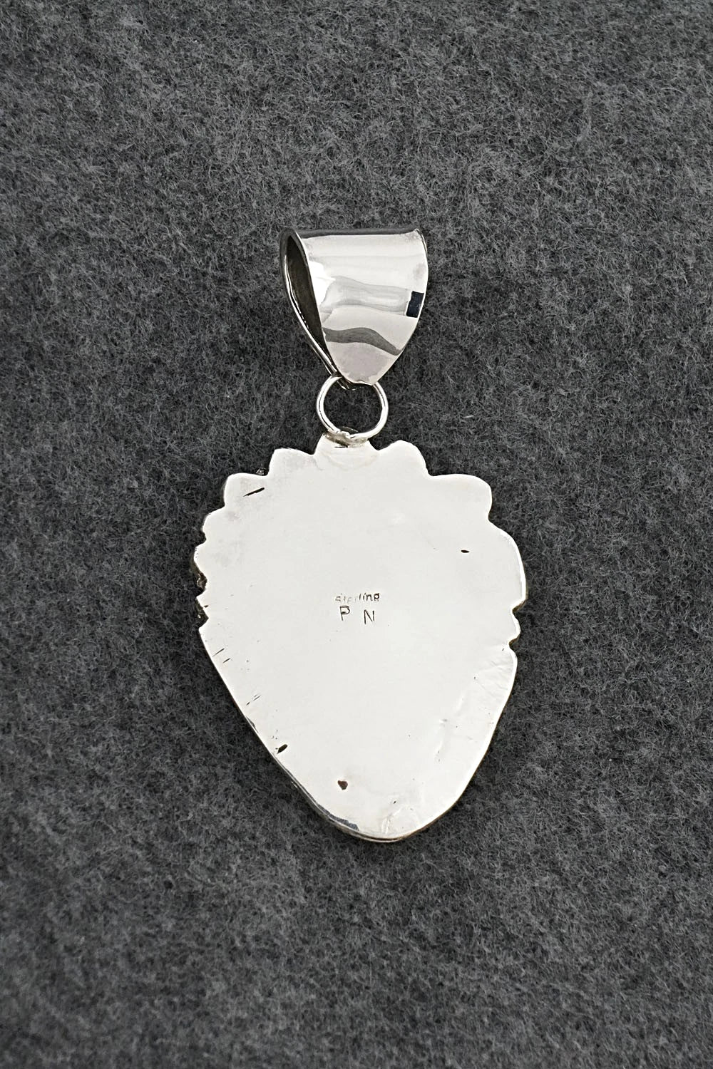 Turquoise and Sterling Silver Pendant - Phil Nez