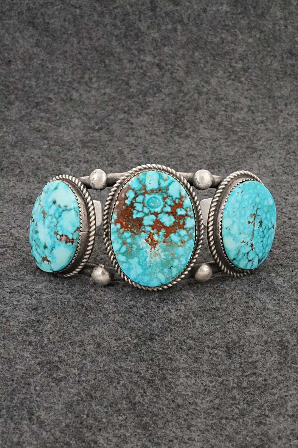 Turquoise & Sterling Silver Bracelet - Ray Nez