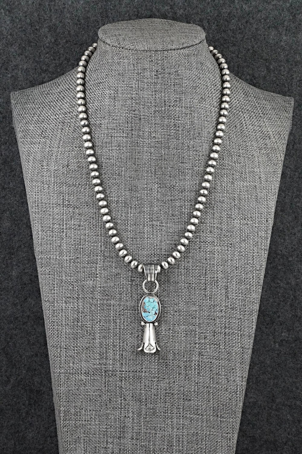 Turquoise & Sterling Silver Necklace - Sharon McCarthy