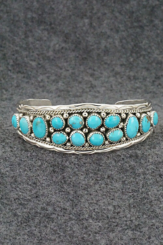 Turquoise & Sterling Silver Bracelet - Anita Whitegoat