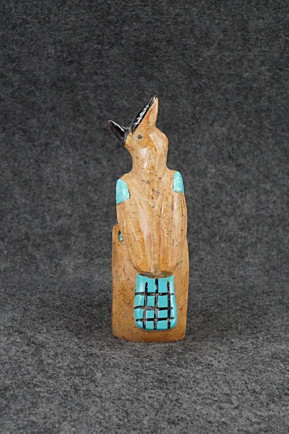 Woodpecker Zuni Fetish Carving - Freddie Leekya