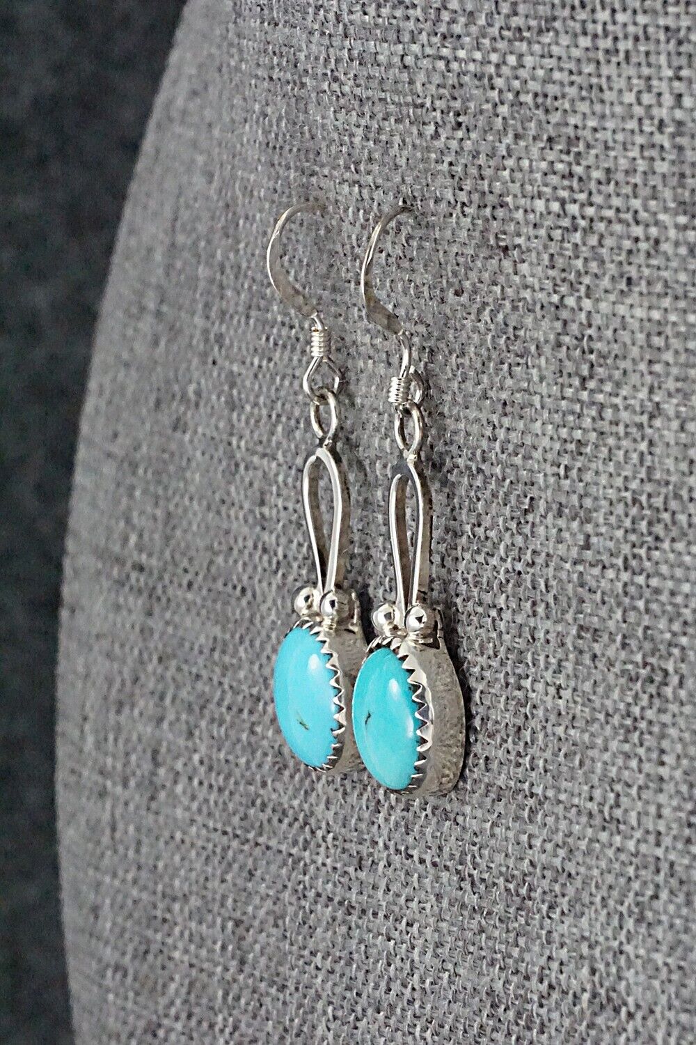 Turquoise & Sterling Silver Earrings - Sadie Jim