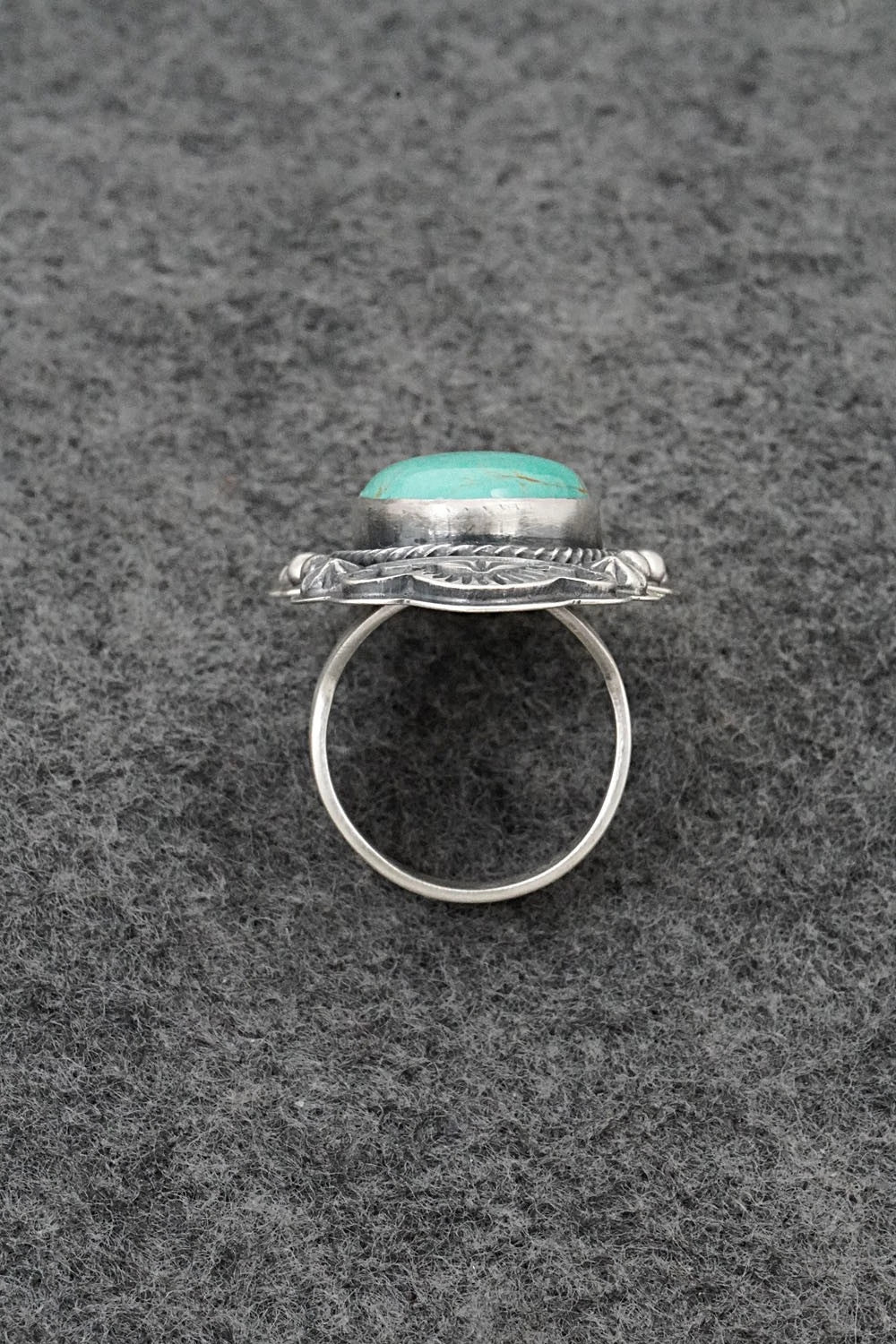 Turquoise & Sterling Silver Ring - Randy Boyd - Size 6.5