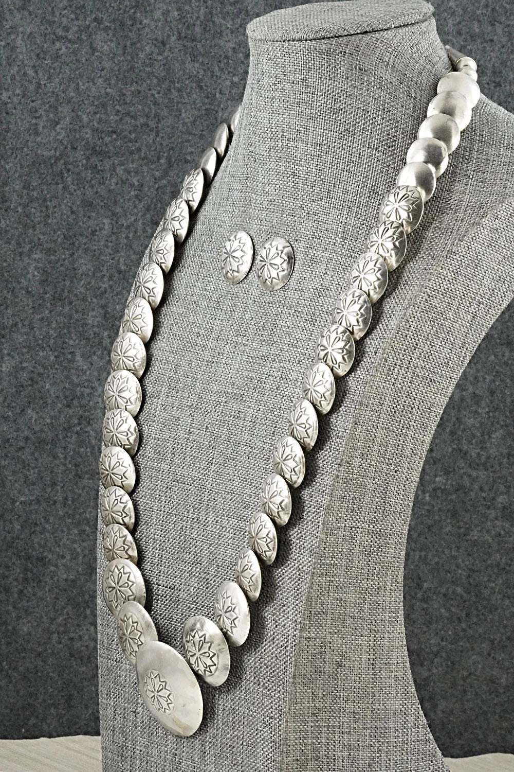 Sterling Silver Necklace and Earrings Set - Tim Thompson