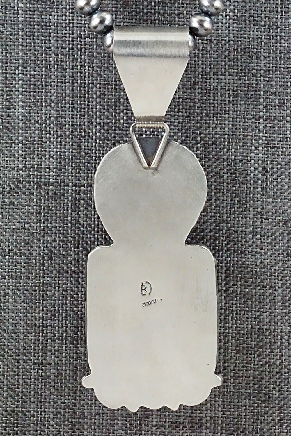Turquoise & Sterling Silver Necklace - Raymond Delgarito