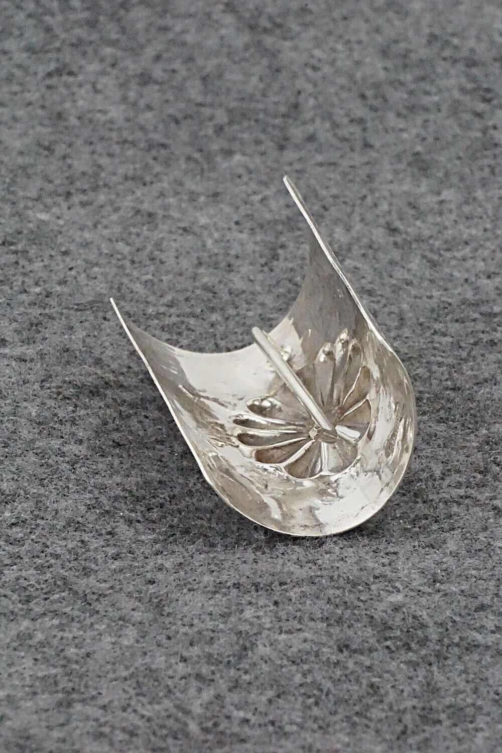 Turquoise & Sterling Silver Hair Pin - Arlene Soce