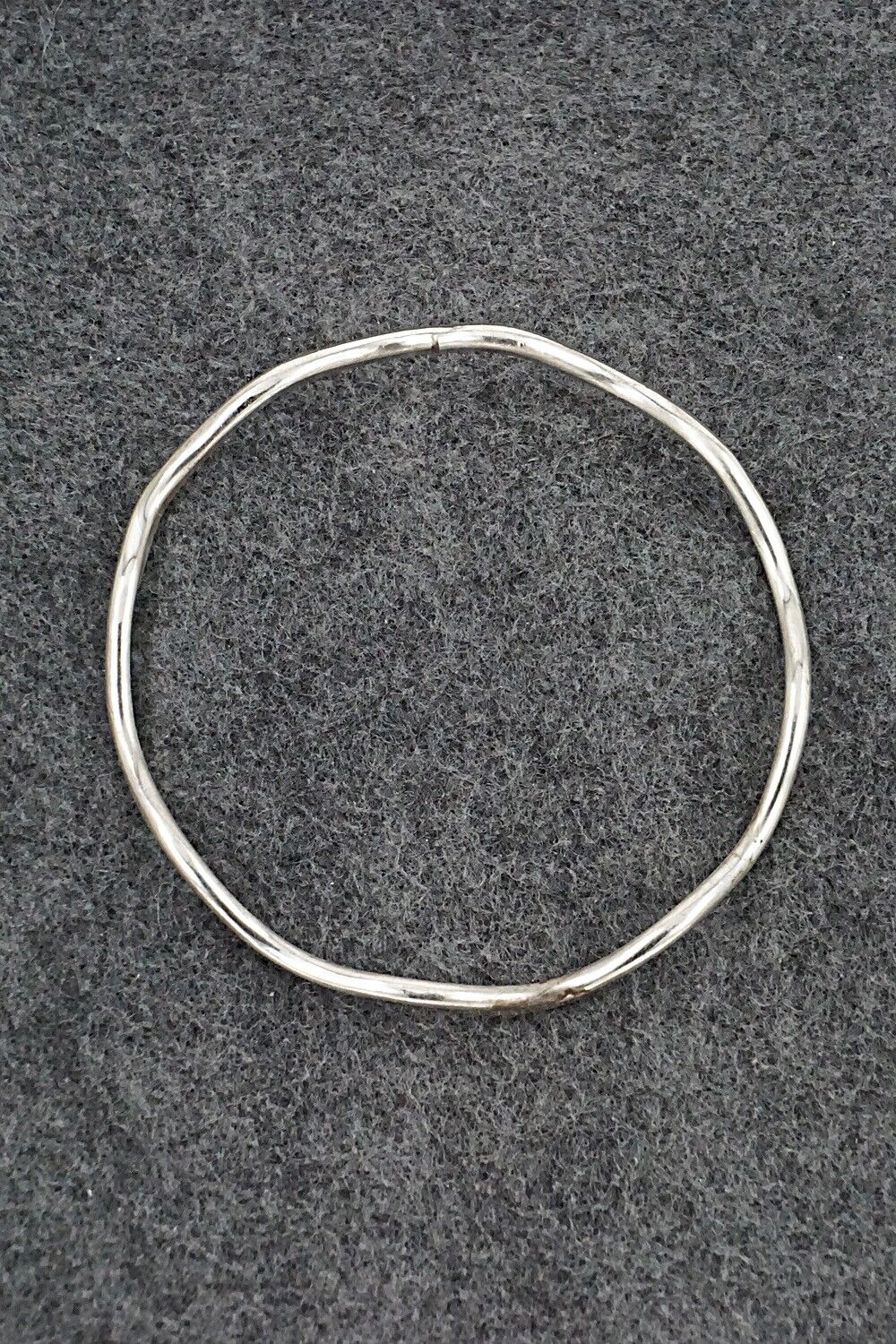 Sterling Silver Bangle Bracelet - Elaine Tahe