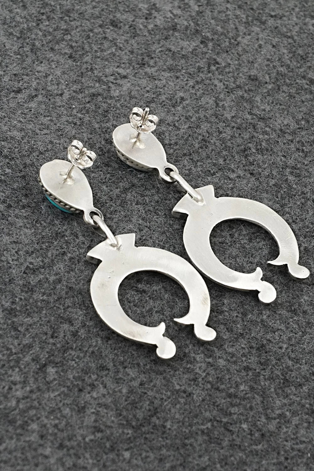 Turquoise & Sterling Silver Earrings - Sharon McCarthy