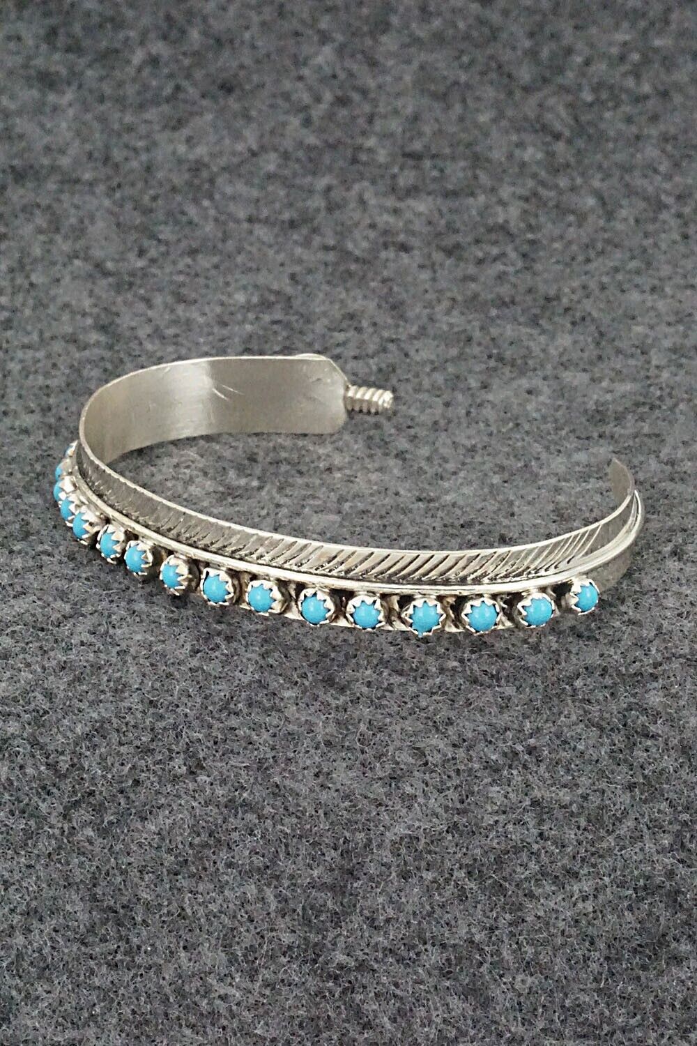 Turquoise and Sterling Silver Bracelet - Aaron Davis